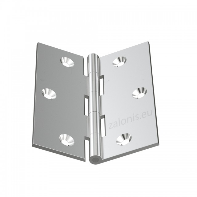 NICKEL PLATED BRASS FLAT HINGE 70x55 ITALY
